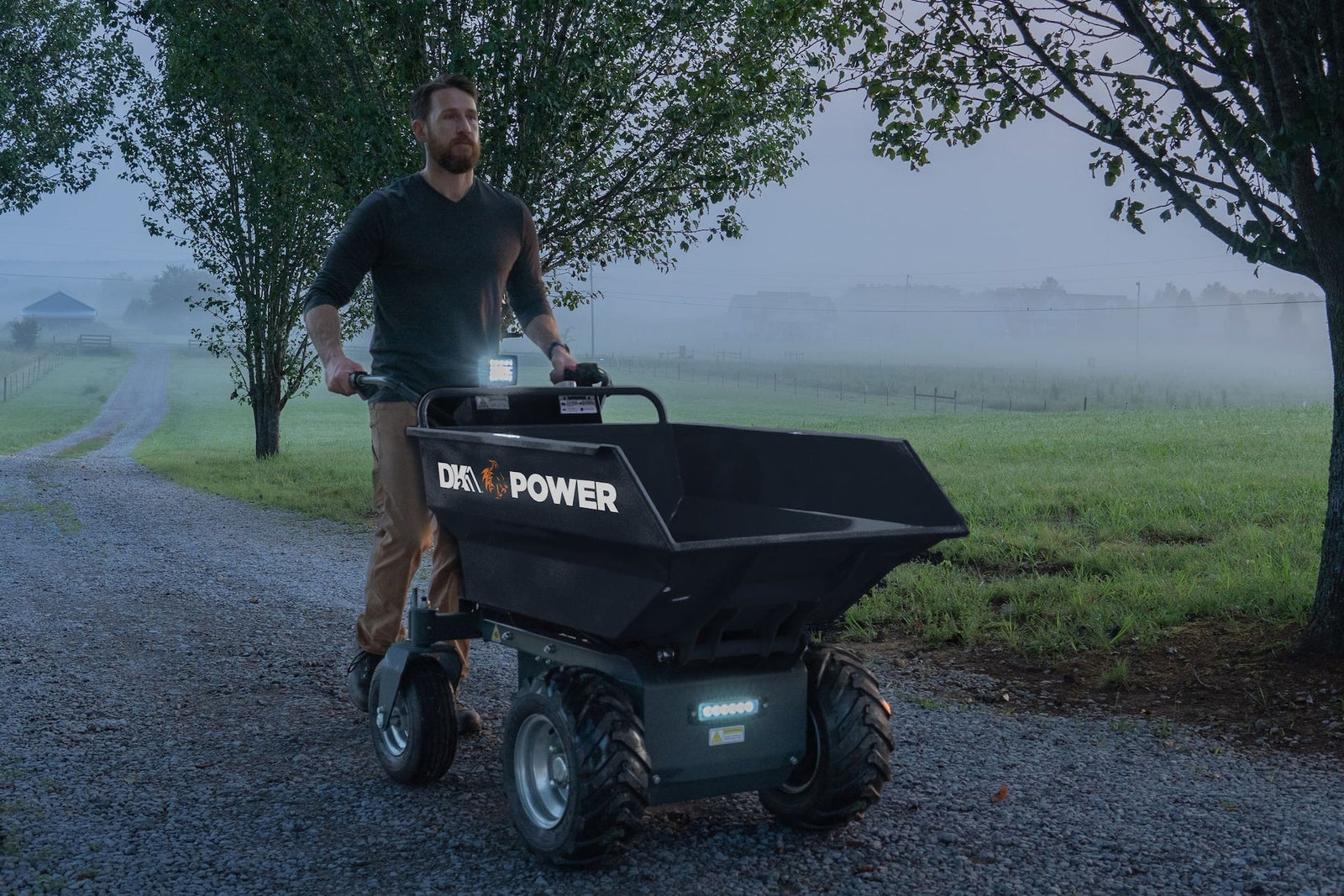 DK2 POWER by Marlon 1100 lb Self-Drive Electric Dump Cart A5N1 - product image 2