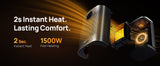 Home 1500W Portable Indoor PTC Ceramic Space Heater X9D3 - product image 4