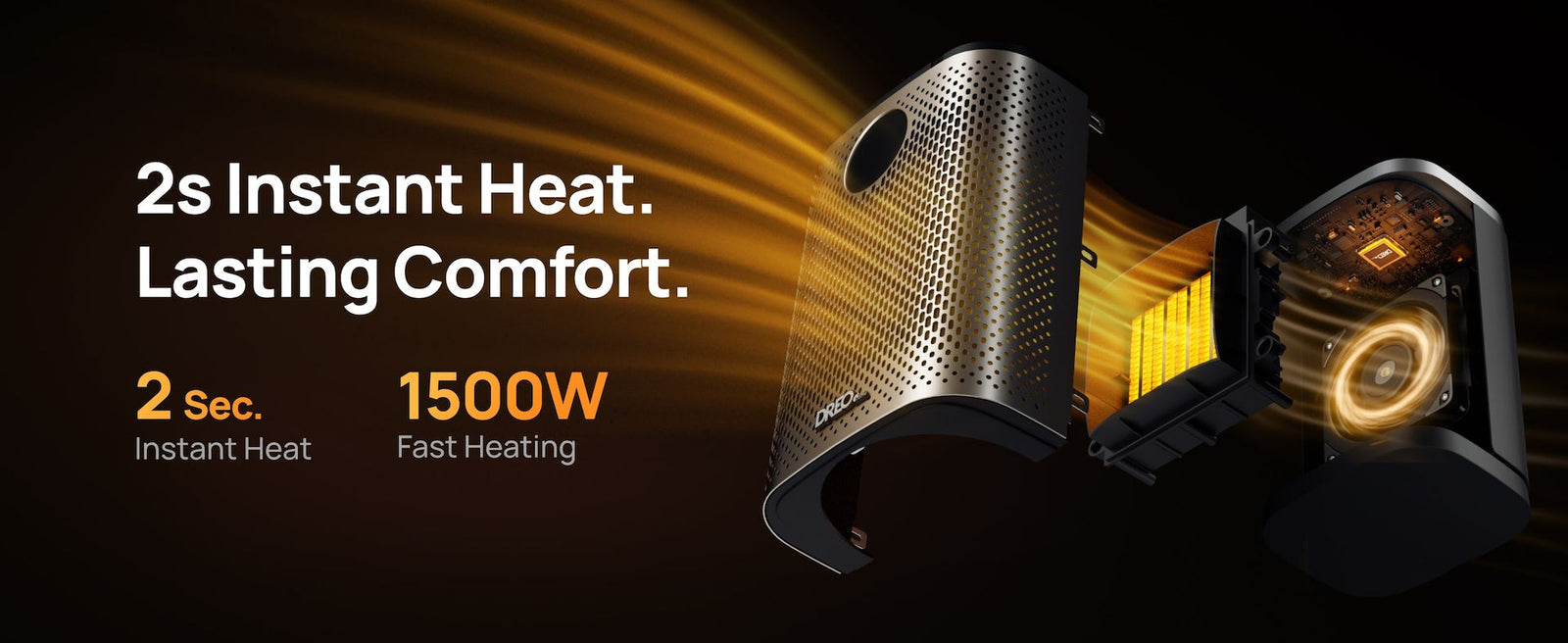 Home 1500W Portable Indoor PTC Ceramic Space Heater X9D3 - product image 4