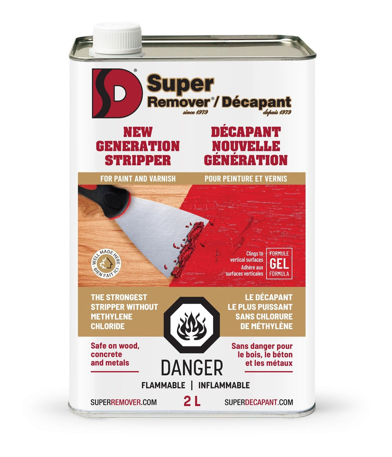 Super Remover New Generation Paint & Varnish Stripper/Remover, 2-L M1V1