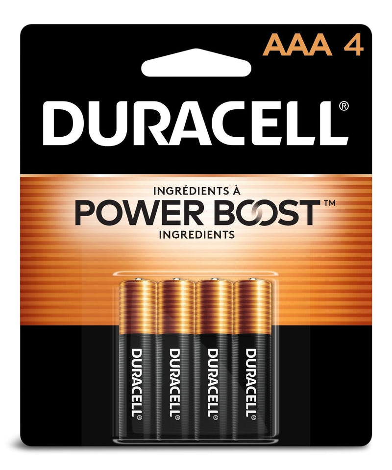 Coppertop AAA Batteries, Alkaline, 4-pk Y2W7
