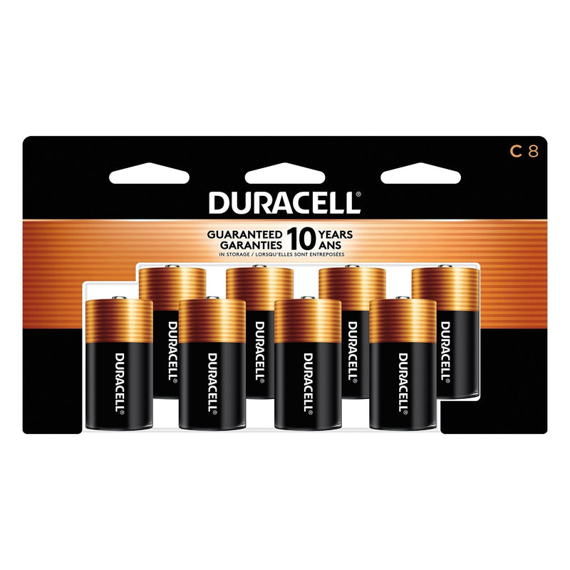 Coppertop C Alkaline Batteries, All Purpose, 8-pk I7B5
