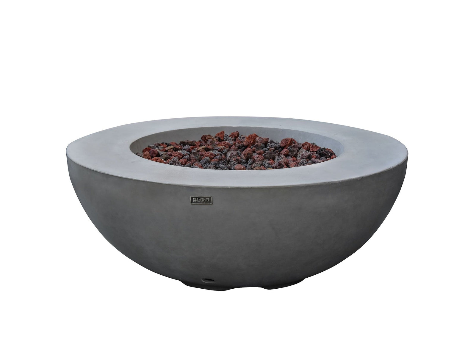 Lunar Bowl Fire Pit, Natural Gas, Light Grey, 45,000 BTU R3K5 - product image 1