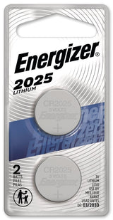2-pk CR2025 3V / 3 Volt Lithium Coin Cell Batteries, Long Lasting C1O7 - product image 2