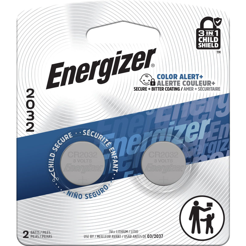 2-pk CR2032 3V / 3 Volt Lithium Coin Cell Batteries, Long Lasting G6C9