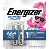 Ultimate Lithium AA Batteries, Long Lasting, All Purpose, 4-pk R1F4 - product image 1