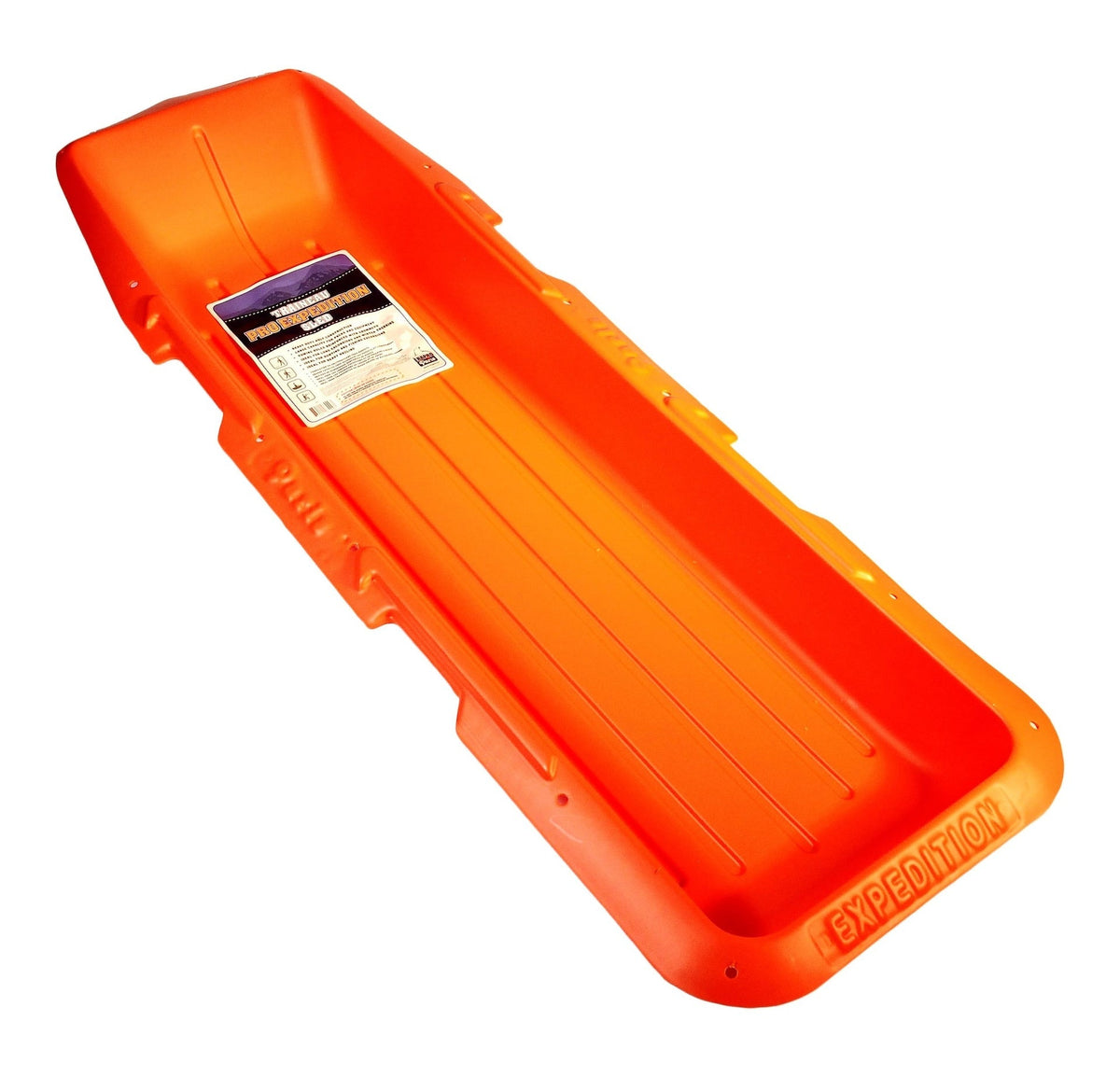 Pro Expedition Heavy Duty Multi-Functional Snow Sled, Orange, 60-in G7L7 - product image 1