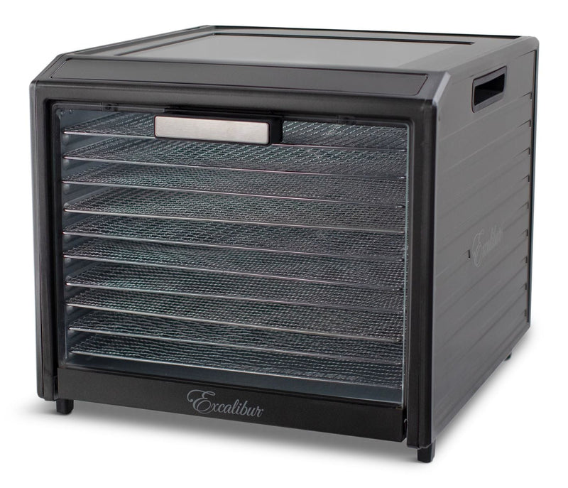 Performance Series 10-Tray Food Dehydrator, Steel, 700W, Stainless Steel, Black V1K6