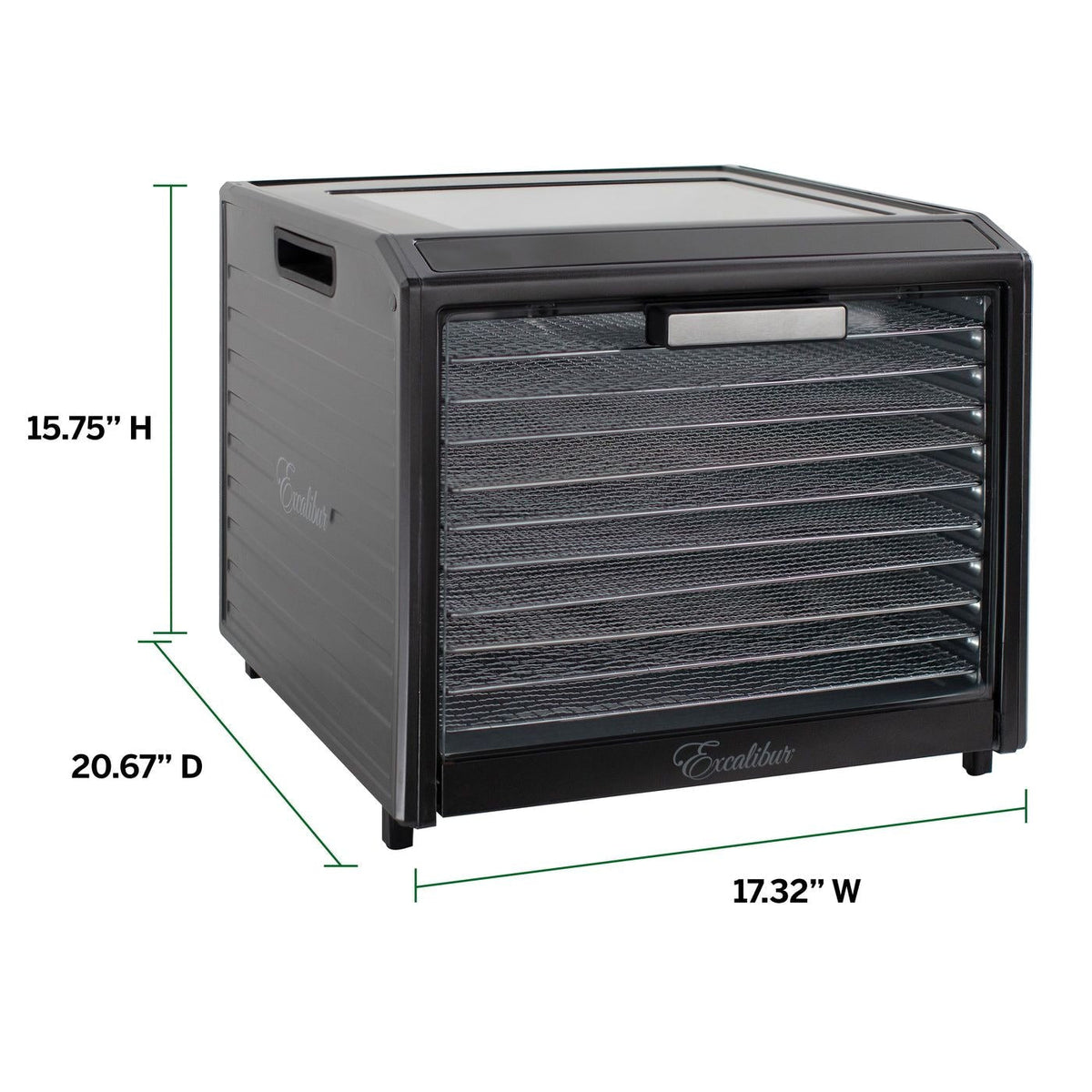 Performance Series 10-Tray Food Dehydrator, Steel, 700W, Stainless Steel, Black V1K6 - product image 5