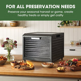 Performance Series 10-Tray Food Dehydrator, Steel, 700W, Stainless Steel, Black V1K6 - product image 6