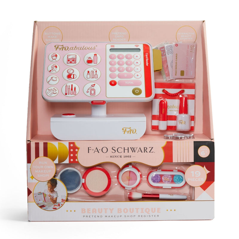 Schwartz Beauty Boutique Cash Register, Pink/White P7I4