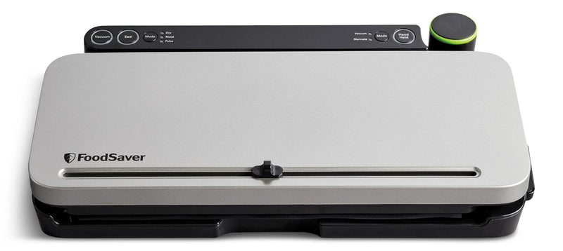 Vacuum Sealer & Food Preservation System, with Zipper Bags & Seal Rolls, Satin I2Q9