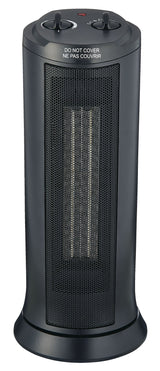 Oscillating Tower Ceramic Space Heater withThermostat, 1500W, Black L7L7 - product image 2