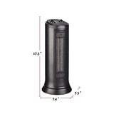 Oscillating Tower Ceramic Space Heater withThermostat, 1500W, Black L7L7 - product image 6