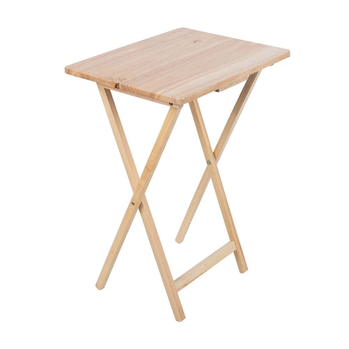 Solid Wood TV Tray, Foldable, Natural Wood Finish TV Tray S9B6 - product image 1