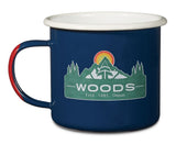 Enamel Camping Mugs, Assorted Designs J2O7 - product image 1