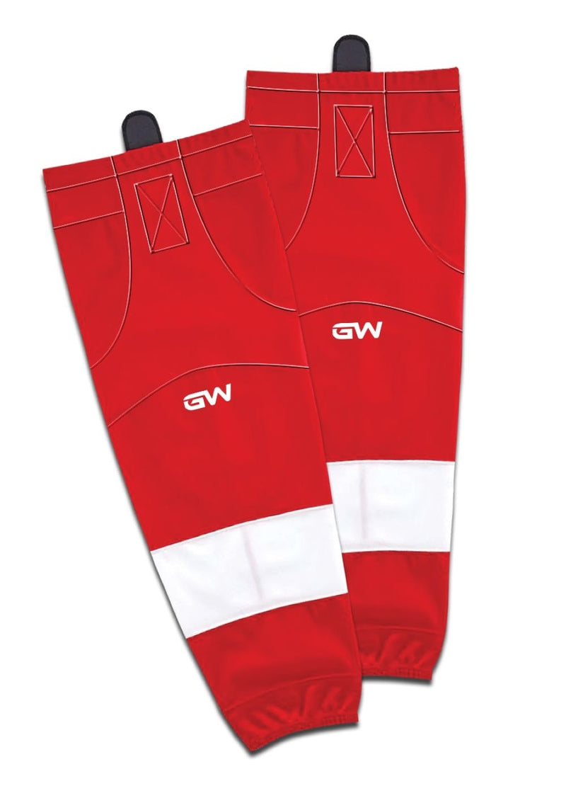 8500 Pro Team Performance Hockey Socks, Detroit Red Wings Home Colours, Assorted Sizes S4U1