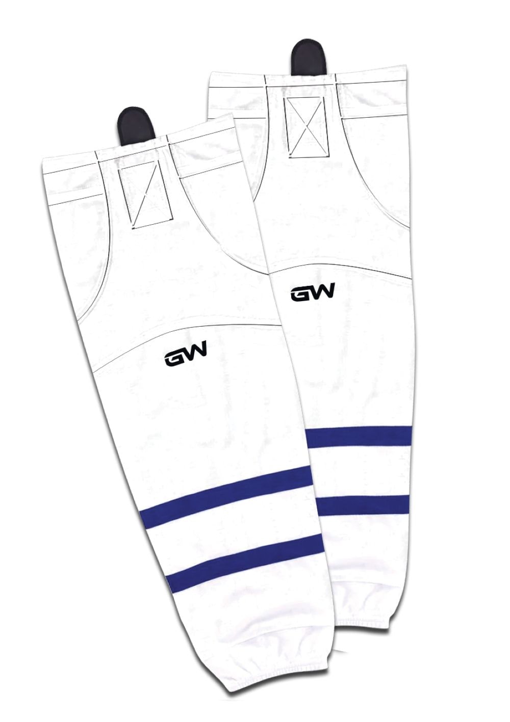 8500 Pro Team Performance Hockey Socks, Toronto Maples Leafs Away Colours, Assorted Sizes P9N1 - product image 1