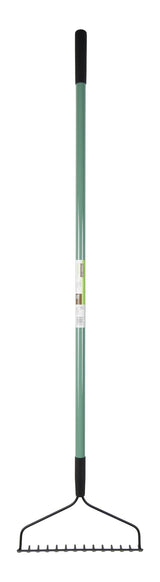 Garden Club Fibreglass 14-Tine Garden Bow Rake with 6-in Cushion Grip F1Q6 - product image 1