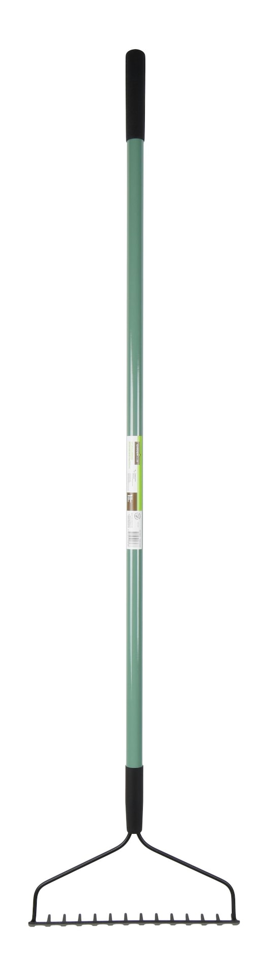 Garden Club Fibreglass 14-Tine Garden Bow Rake with 6-in Cushion Grip F1Q6