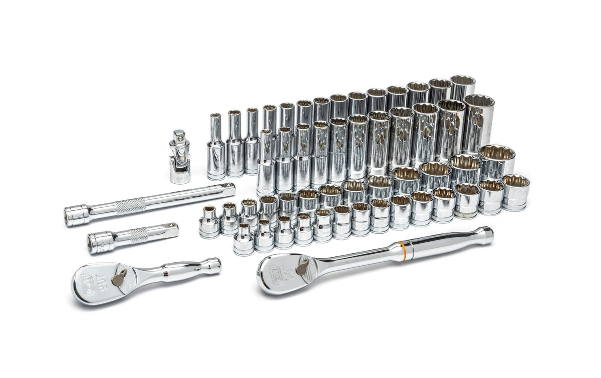 3/8-in Drive Tool Socket Set 57-pc, Chrome Plating N7B0 - product image 3