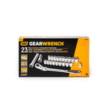 Pass-Thru 3/8-in Drive Socket Set 23-pc, SAE/Metric J0A9 - product image 2