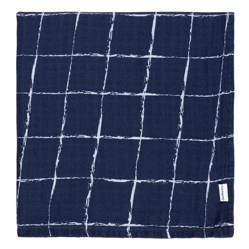 Childrenwear Coastal Calm Soft Cotton Muslin Baby Blanket, 2-pk C2Y9