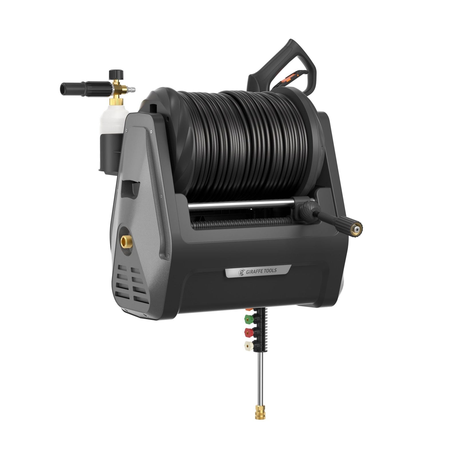 Tools Grandfalls G30 Wall Mounted 2100 PSI 2.2 GPM Brushless Retractable Electric Pressure Washer with 100-ft Hard Hose J1I4 - product image 3