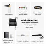 Tools Grandfalls G30 Wall Mounted 2100 PSI 2.2 GPM Brushless Retractable Electric Pressure Washer with 100-ft Hard Hose J1I4 - product image 8