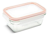 Rectangle Glass Food Storage Container with Airtight Seal, 470-mL R8B7 - product image 1