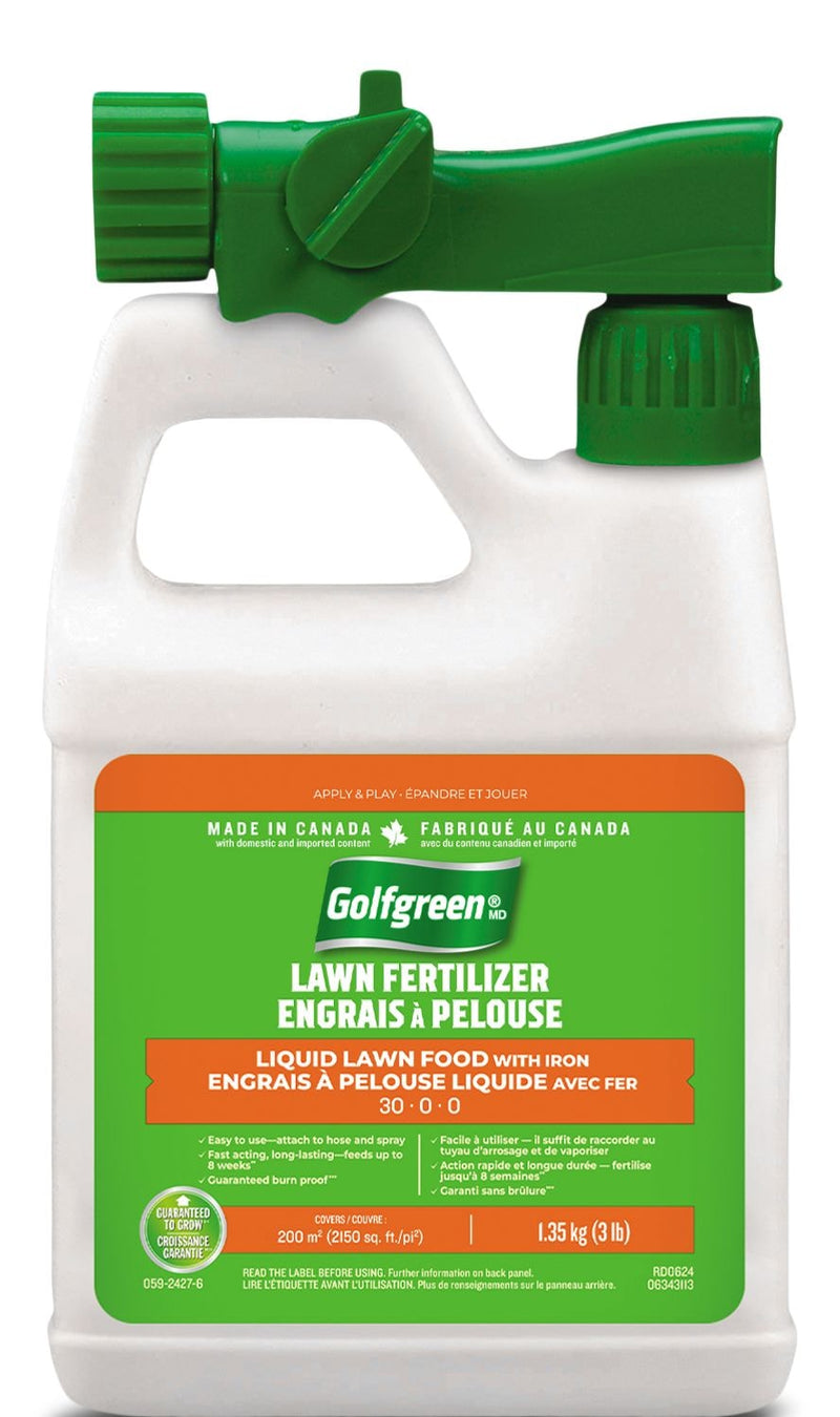 Liquid Lawn Fertilizer, 30-0-0, 1.35-kg L5Q2
