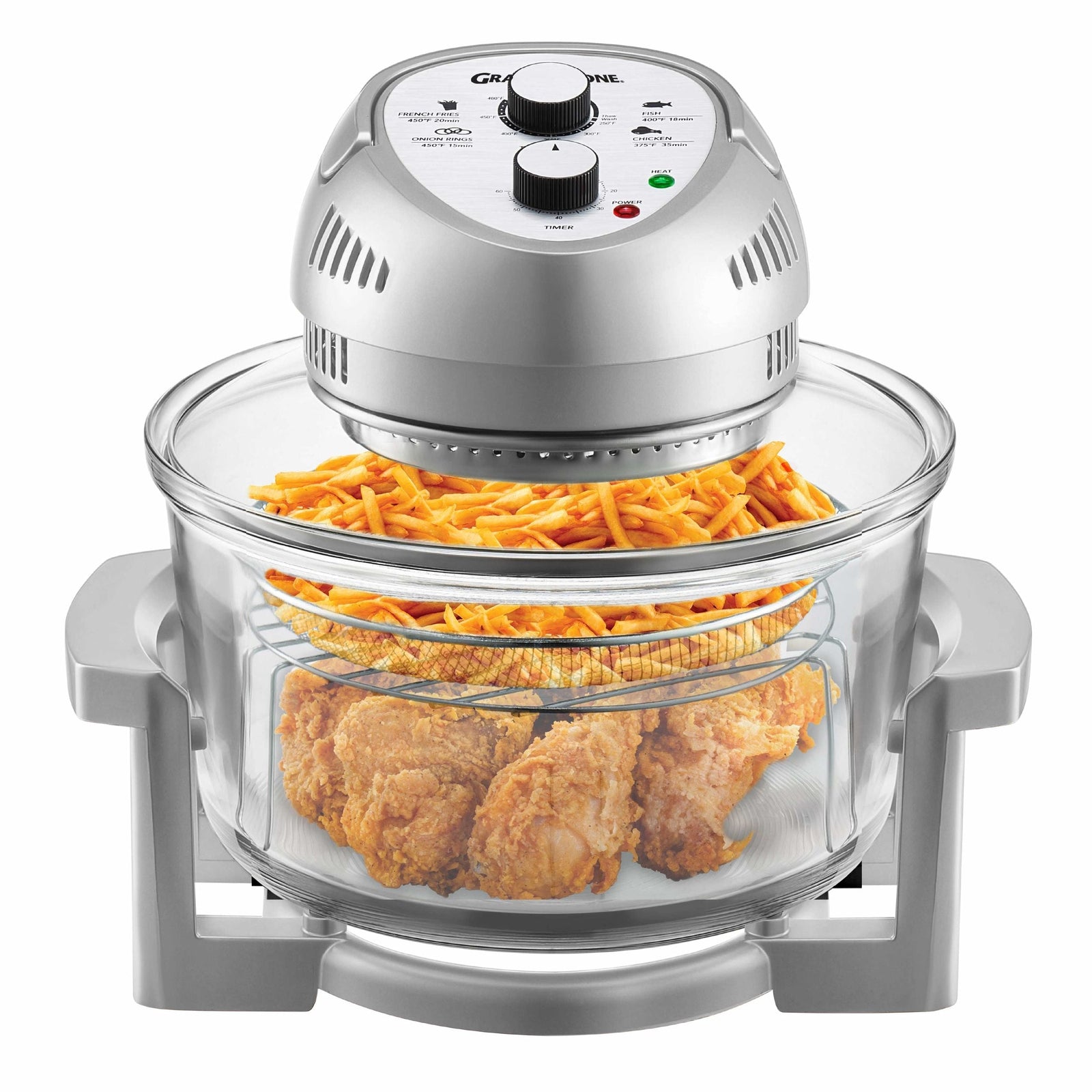Glass Air Fryer, Silver Y5Q9 - product image 1