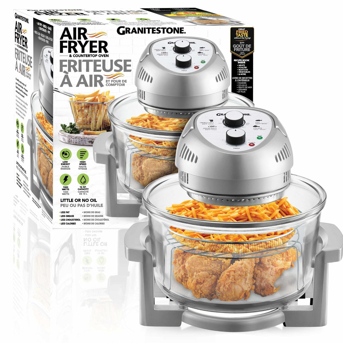 Glass Air Fryer, Silver Y5Q9 - product image 2