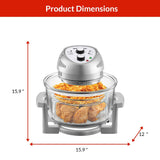 Glass Air Fryer, Silver Y5Q9 - product image 3