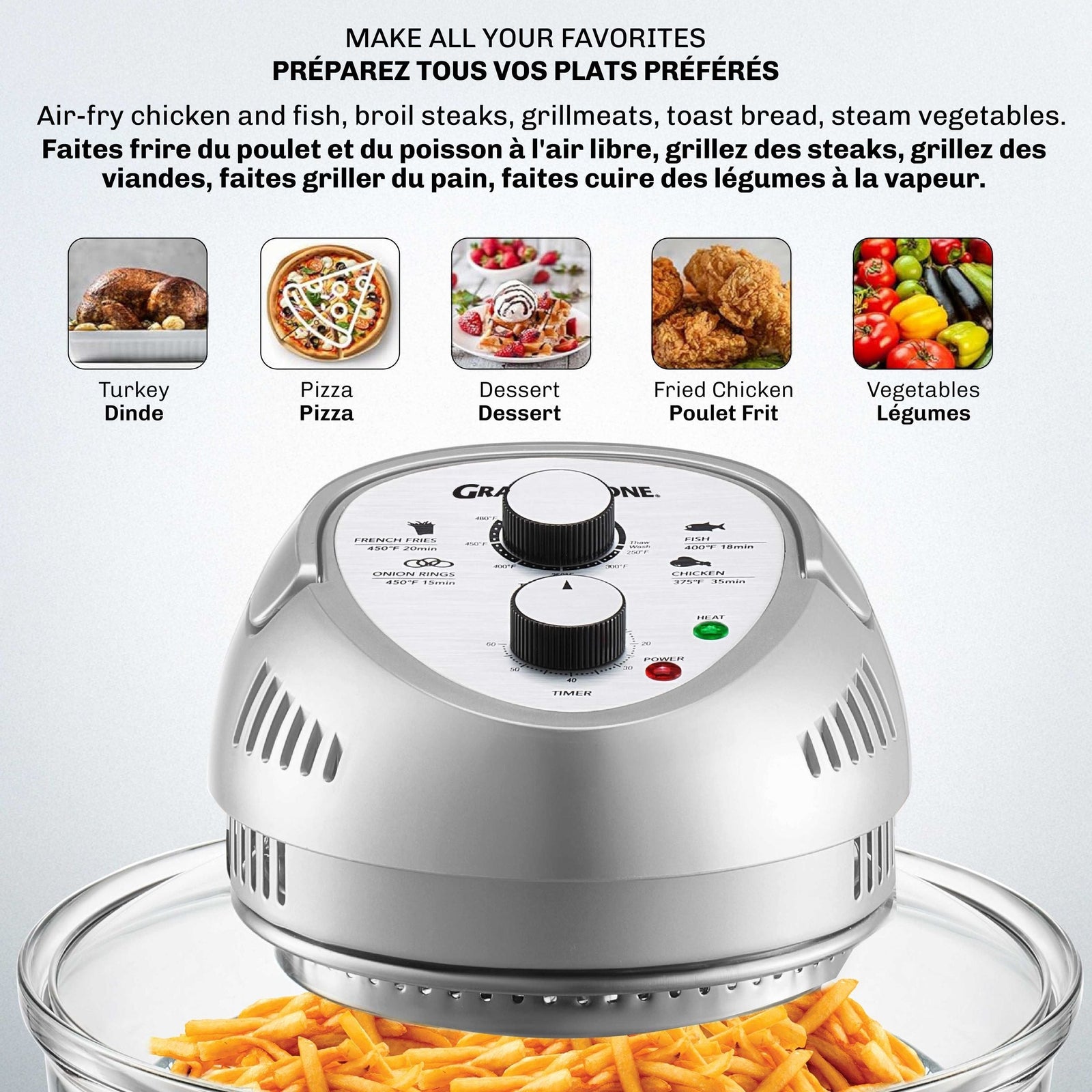 Glass Air Fryer, Silver Y5Q9 - product image 6