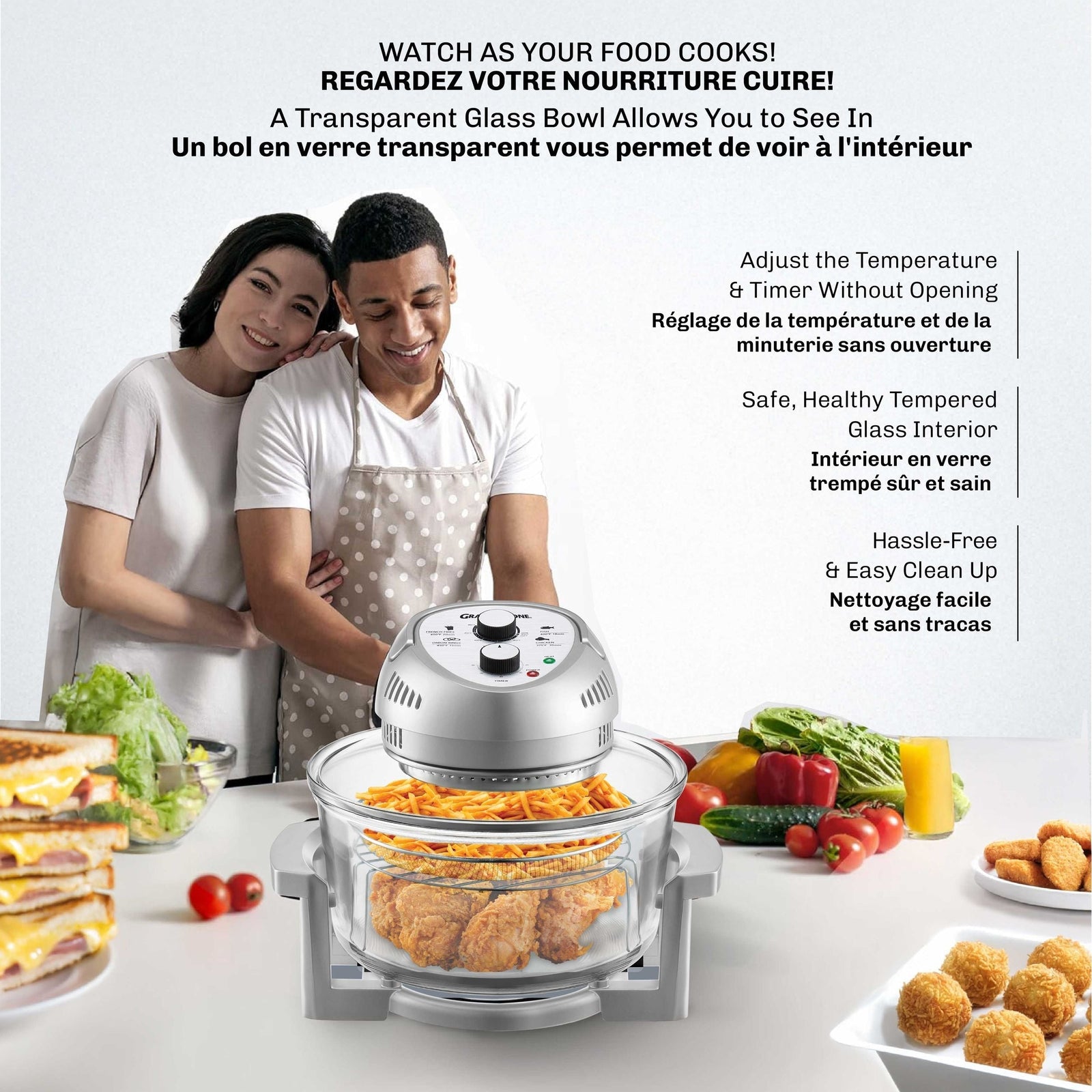 Glass Air Fryer, Silver Y5Q9 - product image 8