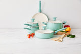 Rio Ceramic Cookware Set, Dishwasher & Oven Safe, 11-pc P9D4 - product image 6