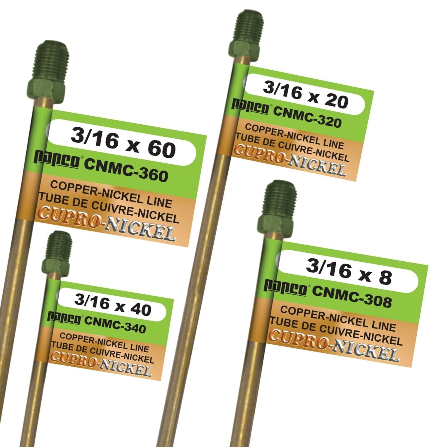 CNMC360 Nickel Brake Line, European, 60-in x 3/16-in Please make sure this part fits your need K2Y2 - product image 1