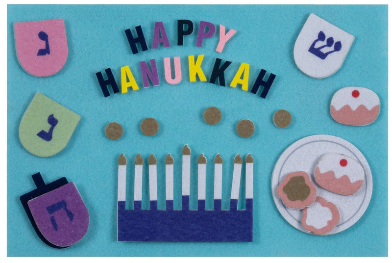 Hanukkah" Felt Interactive Activity Play Board Kit, 30-pc, for Hanukkah N4L8