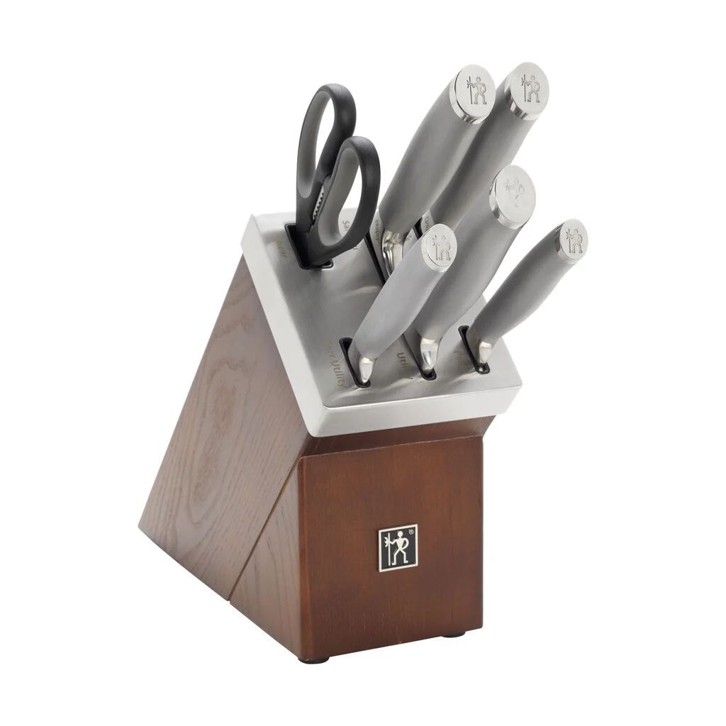Modernist Self Sharpening Knife Block Set, 7-pc H0Q6 - product image 1