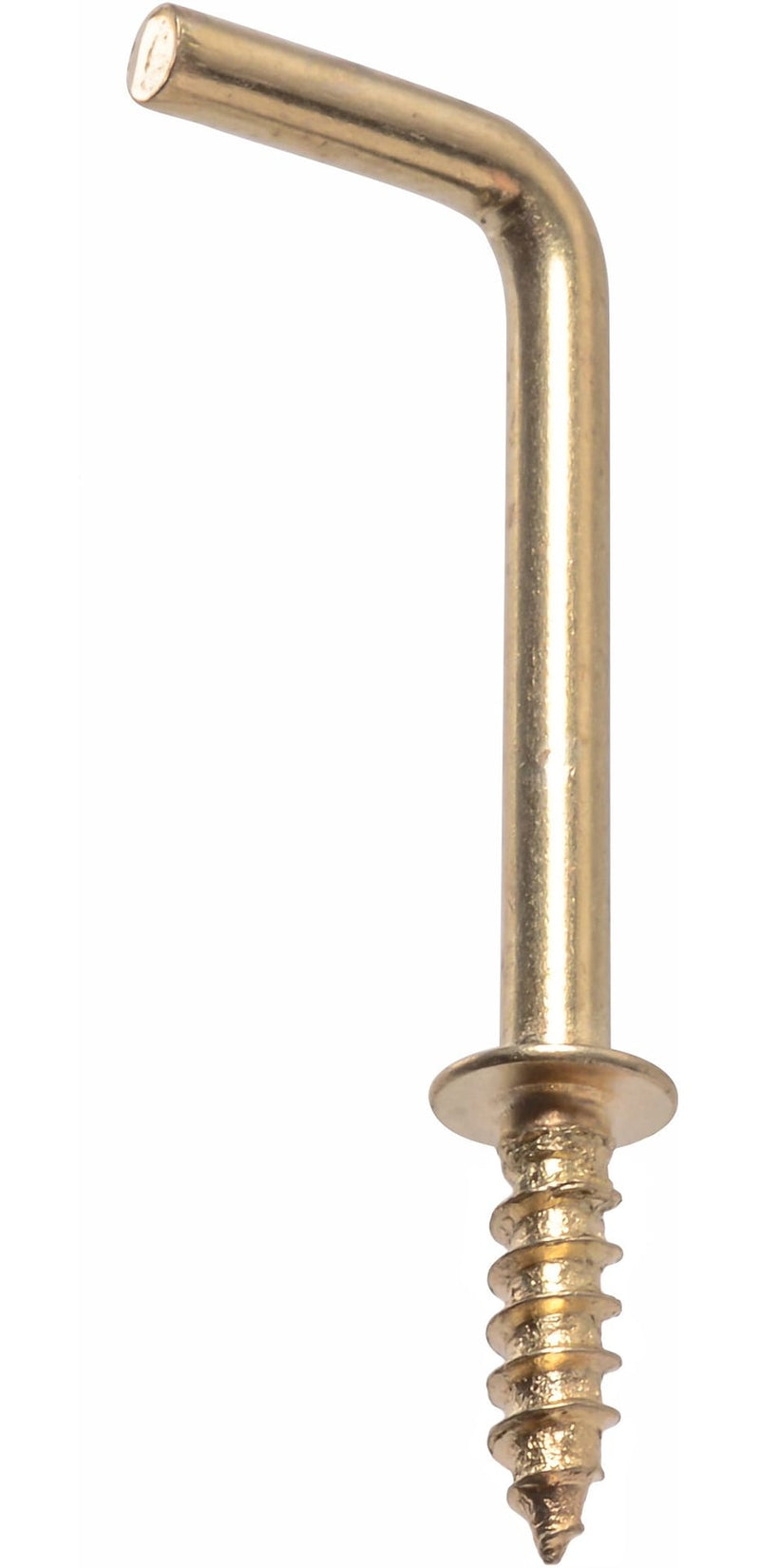 Brass-Plated Light Duty Square Hooks, 1-in N6G0