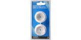 Closet Rod Holder, Mounting Hardware Included, White, 2-pc Z4E5 - product image 1