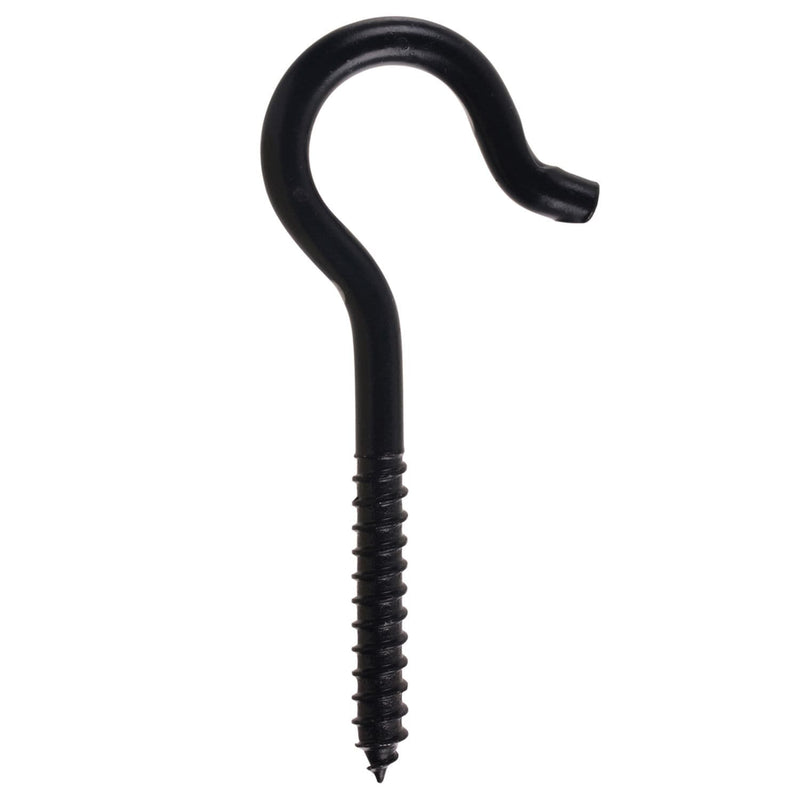 Screw Hook, 4-7/16-in, Black S9F8