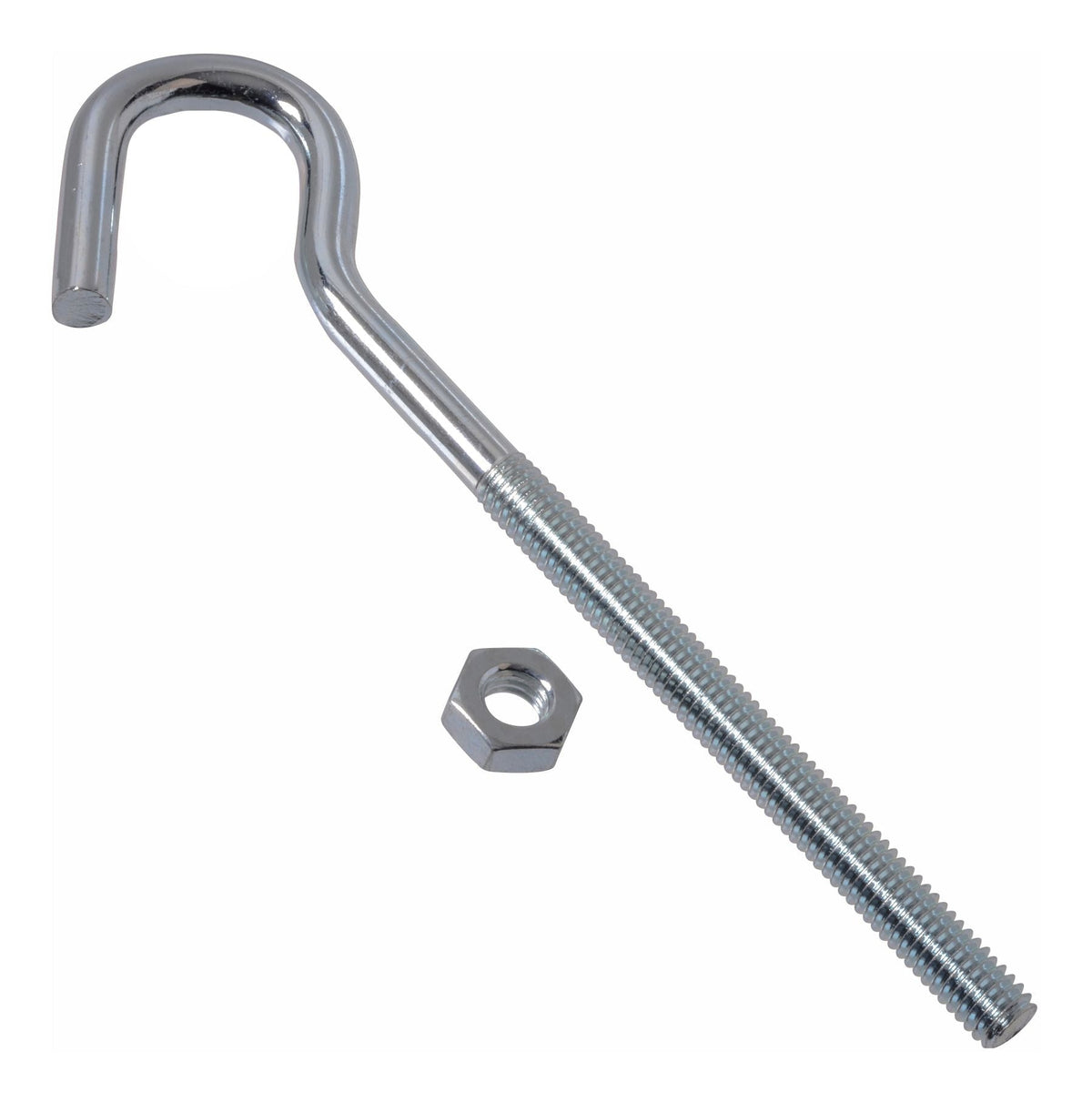 Zinc-Plated Lag Bolt Clothesline Hook, Corrosion Resistance, 7-1/4-in M2Y0 - product image 1
