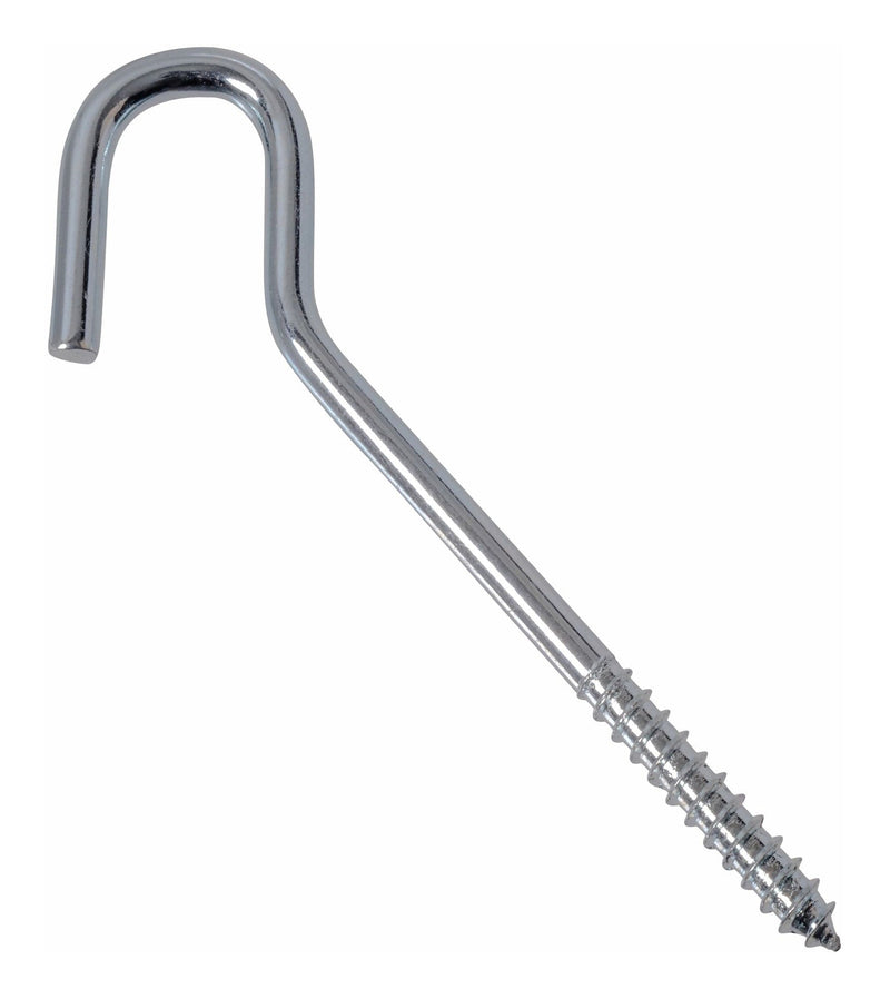 Zinc-Plated Lag Screw Clothesline Hook O6Y5