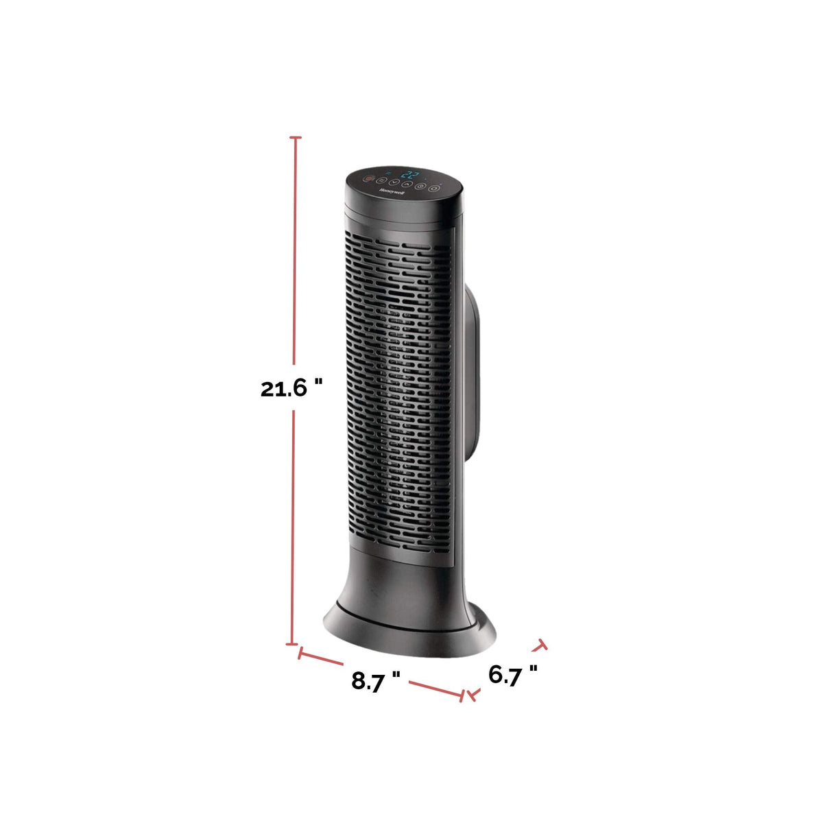 HCE352C Digital Tower Ceramic Space Heater withThermostat, 1500W, Black H9B2 - product image 3