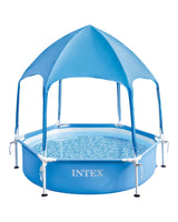 6-ft x 15-in Canopy Metal Frame Wading Pool S8Z1 - product image 1
