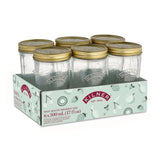 Wide Mouth Glass Mason Jars with Sealing Lids, 500-mL, 6-pk A9J9 - product image 1