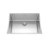 Brookmore Undermount Single Bowl Kitchen Sink, 24.6-in x 18.1-in x 9-in, Stainless Steel L2N7 - product image 1