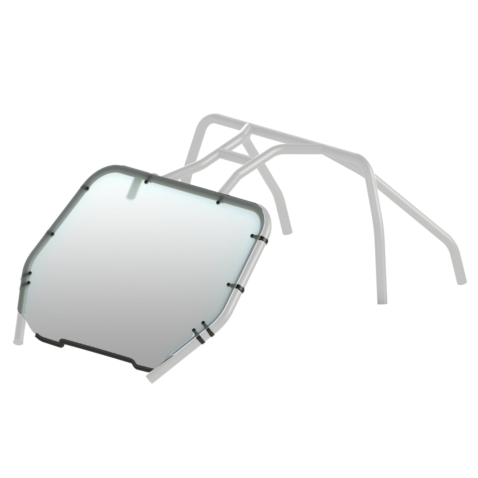 Uncoated Full Fixed Windshield, Arctic Cat Wild Cat N7S2 - product image 1